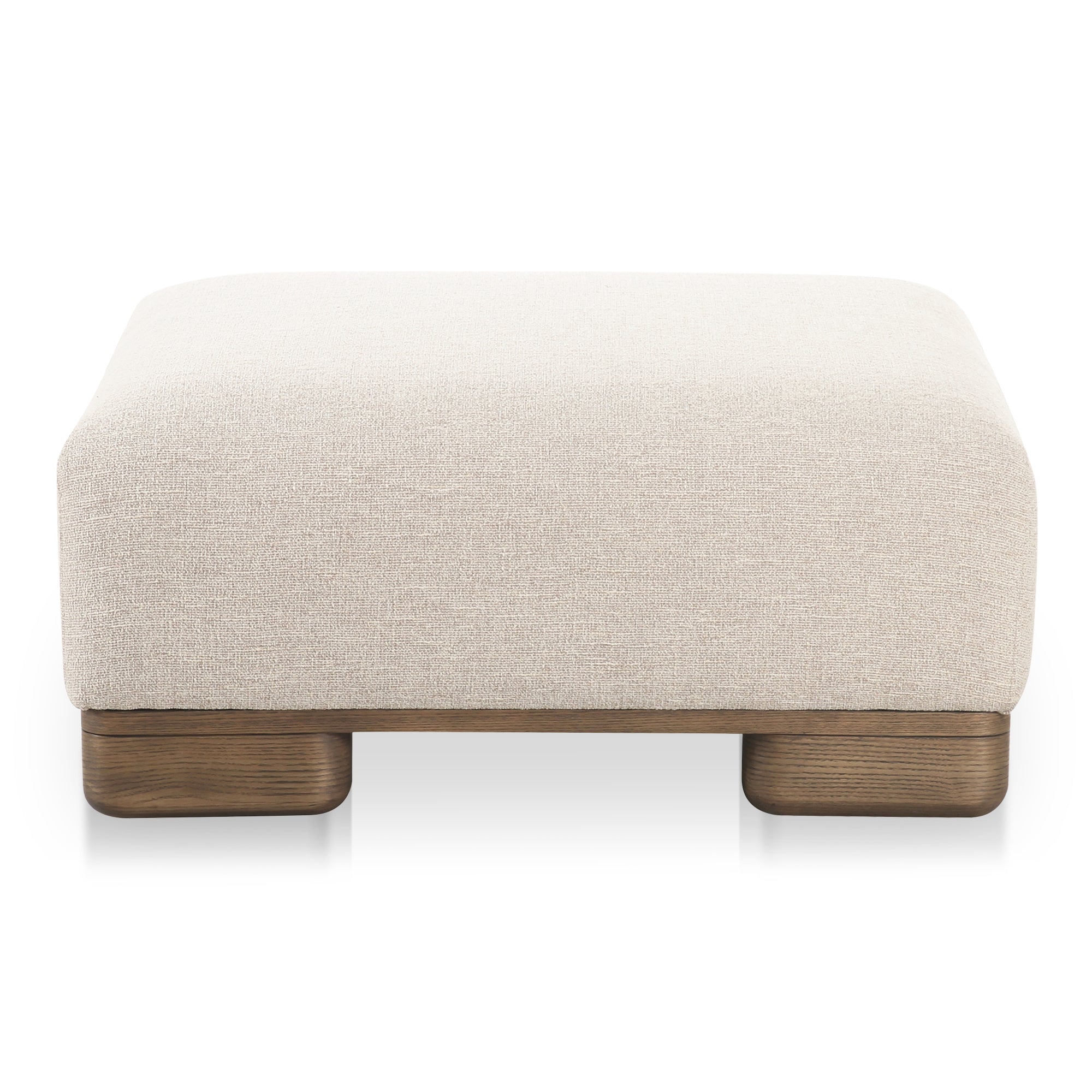 June Ottoman Oatmeal | Beige