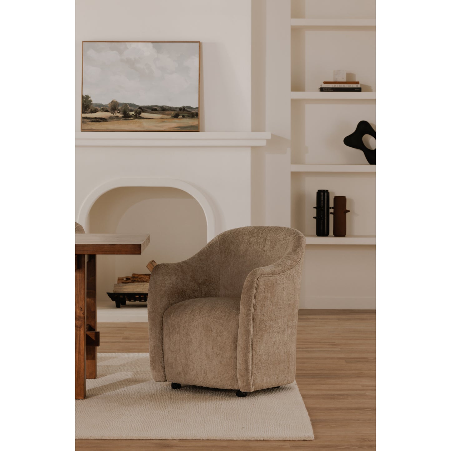 Drava Rolling Dining Chair by Moe's Home