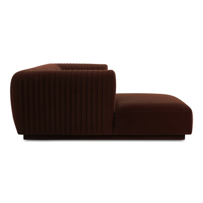 Zandro Left Sectional Warm Brown