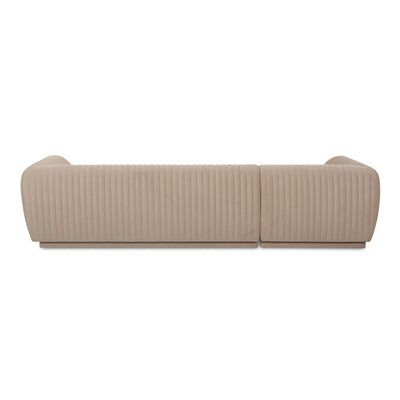 Zandro Left Sectional Beige by Moe's Home