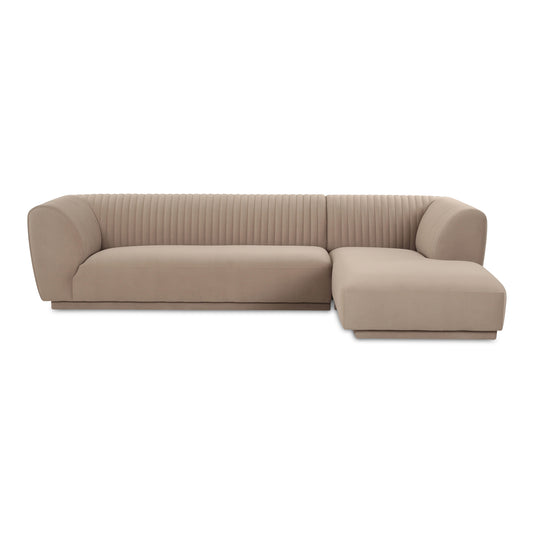 Zandro Right Sectional Beige | Beige