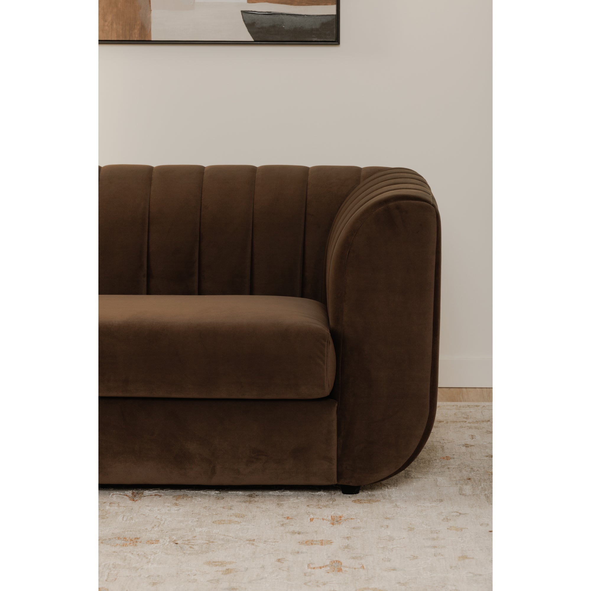 Rosy Sofa Dark Brown