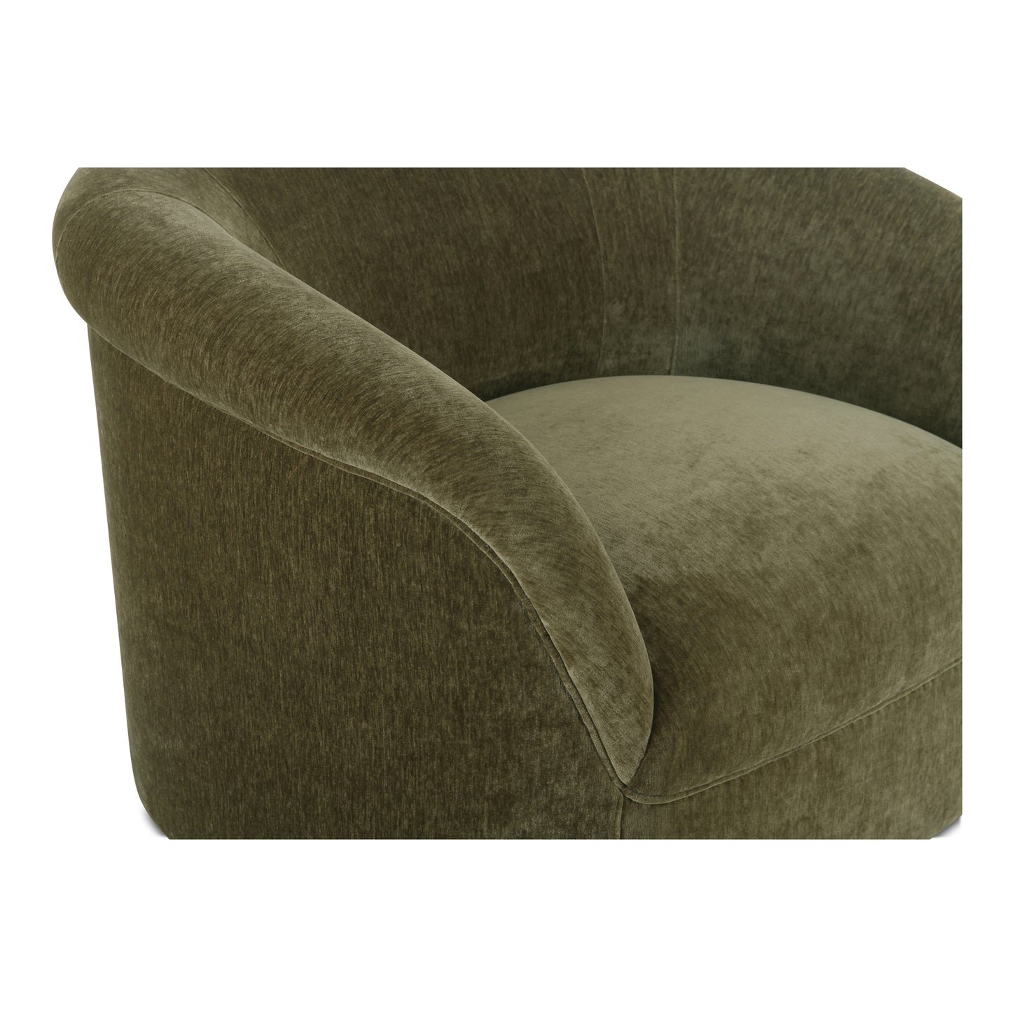 Thora Lounge Chair Dark Green by Moe's Home