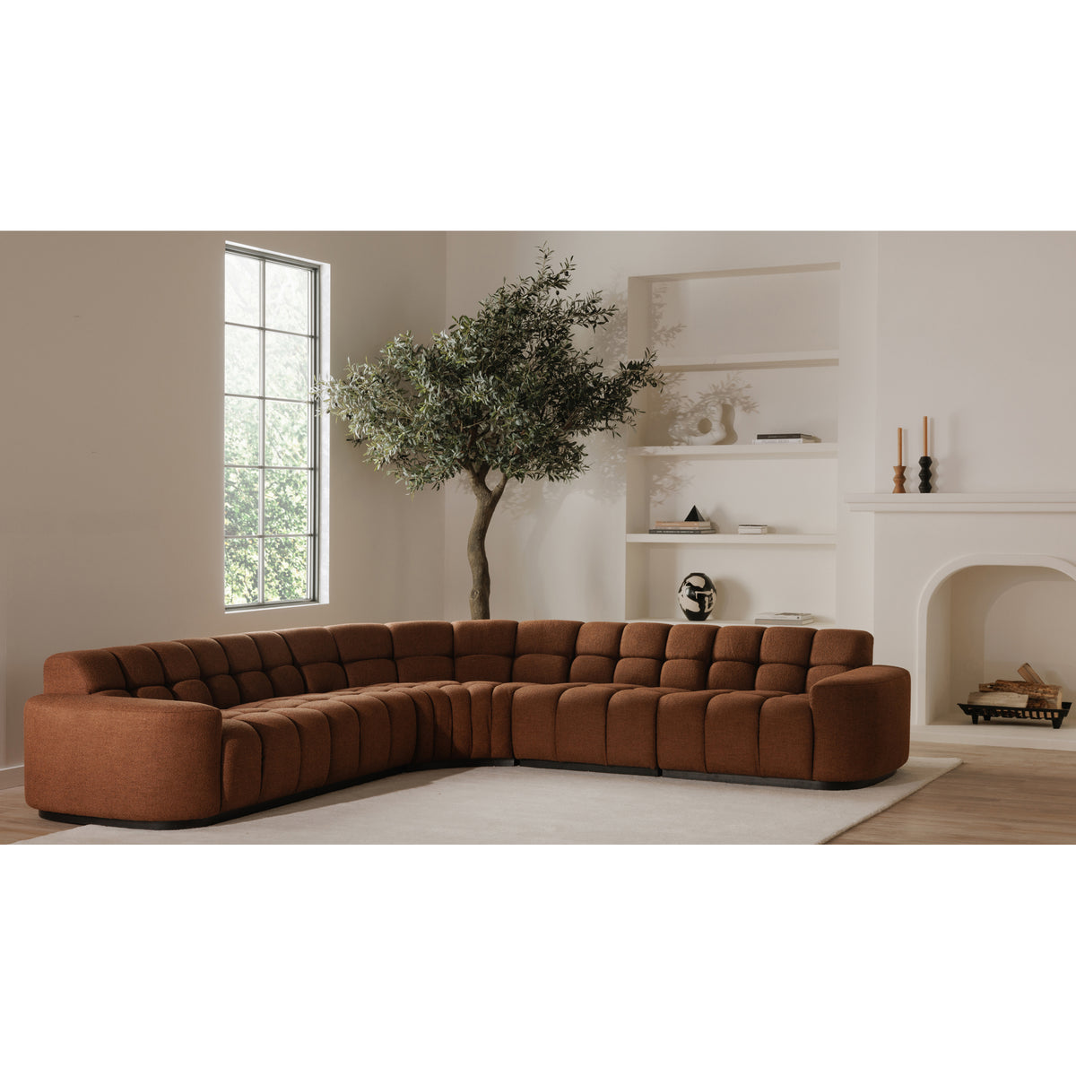 Roman L-Shaped Sectional by Moe's Home