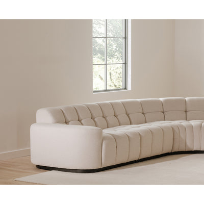 Roman L-Shaped Sectional Oat by Moe's Home