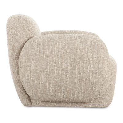 Hazel Lounge Chair Off White by Moe's Home