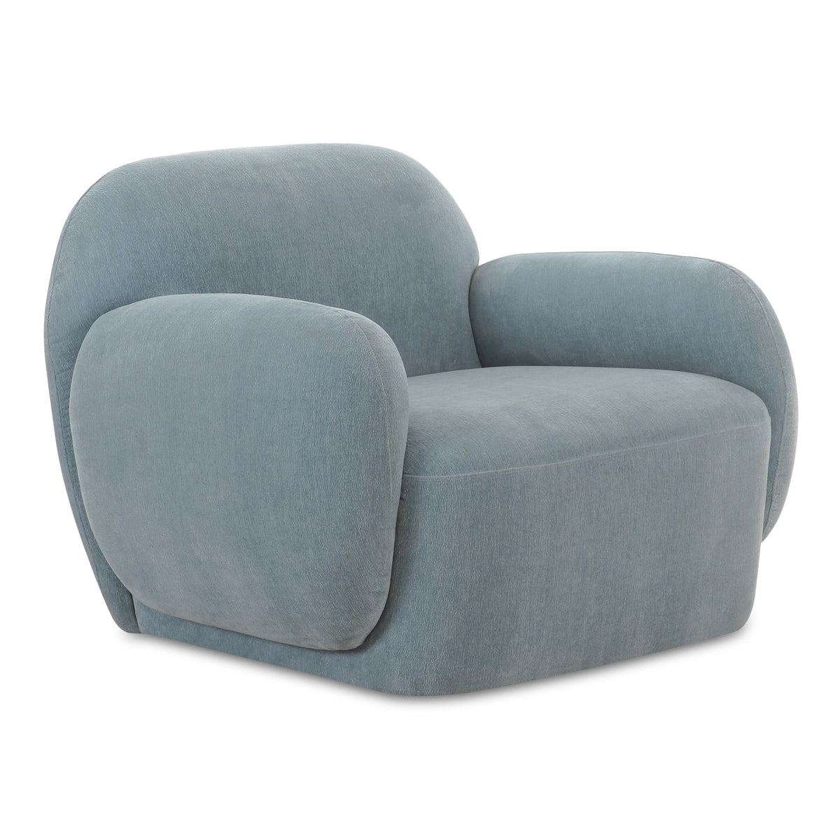 Hazel Lounge Chair Light Blue by Moe's Home