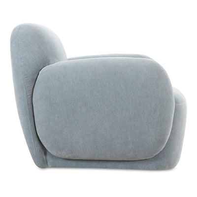 Hazel Lounge Chair Light Blue by Moe's Home