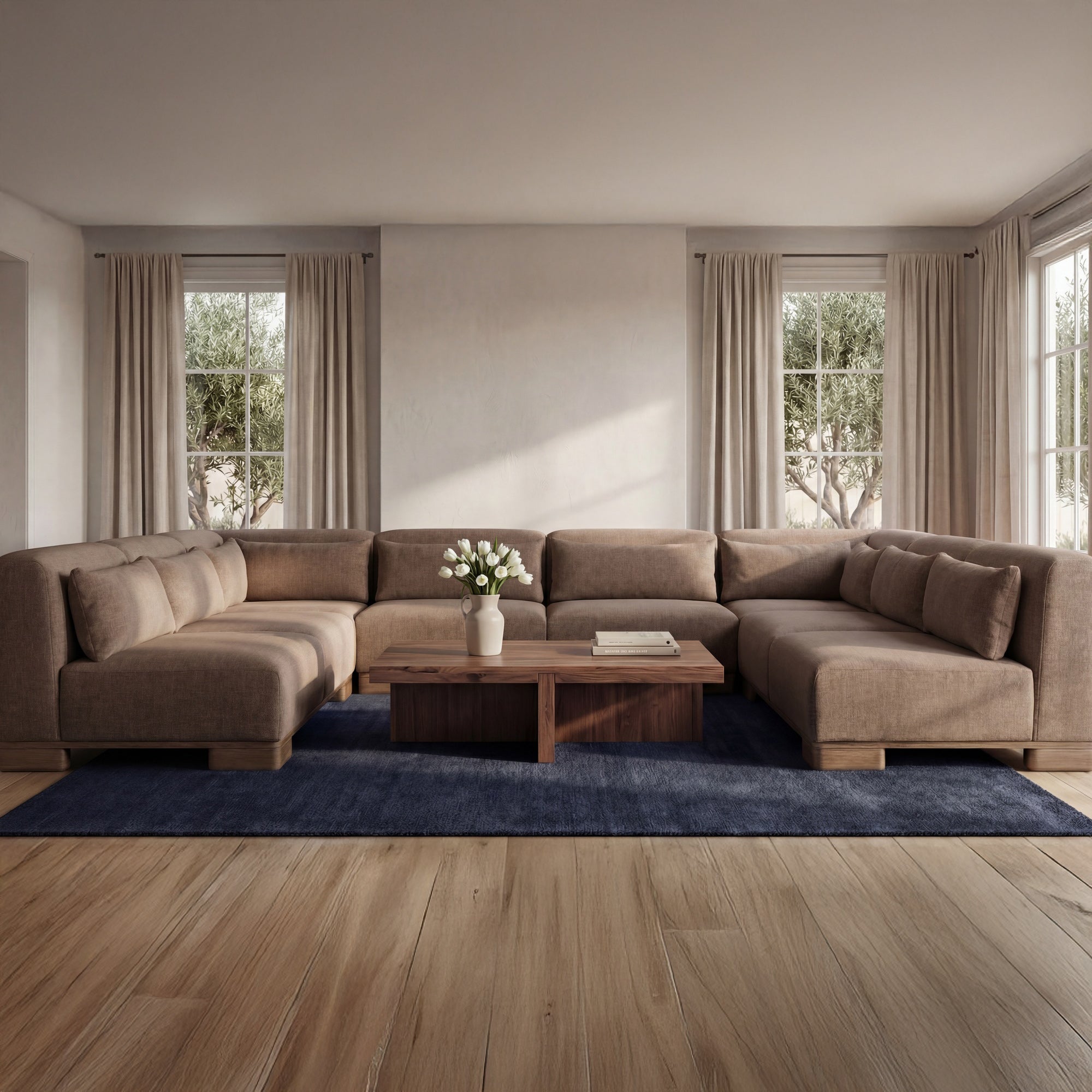 June U Shaped Modular Sectional by Moe's Home