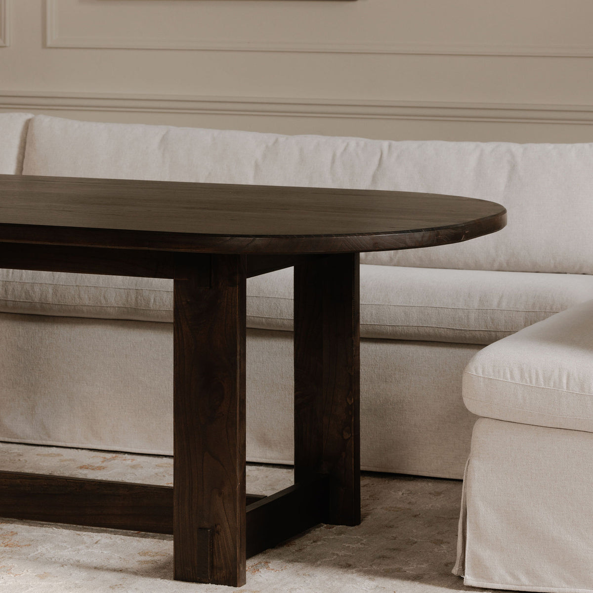 Fable Slipcover Dining Bench by Moe's Home