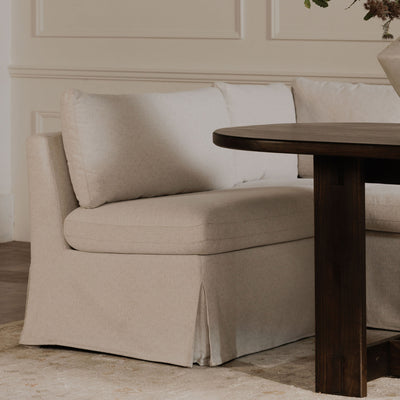 Fable Slipcover Dining Chair and Half by Moe's Home