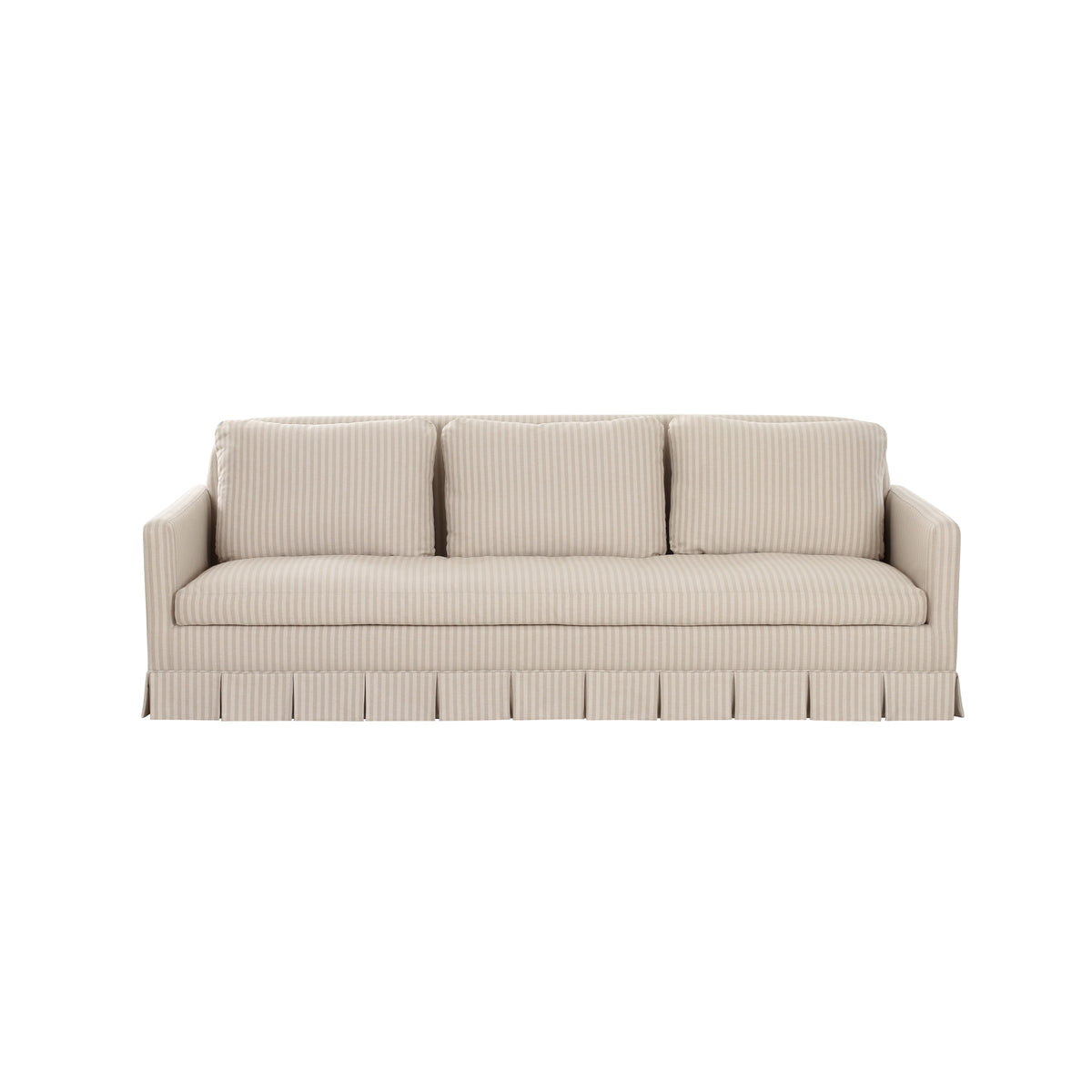 Pellicano Sofa Beige Stripe by Moe's Home