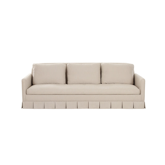Pellicano Sofa Beige Stripe by Moe's Home