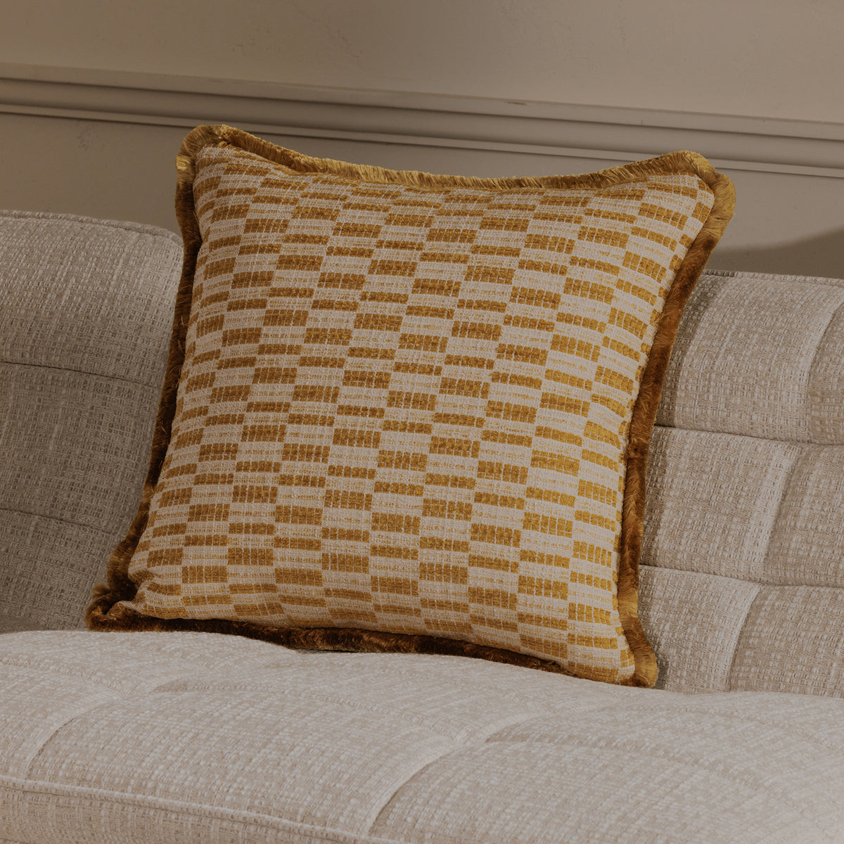 Leone Cushion Chartreuse by Moe's Home