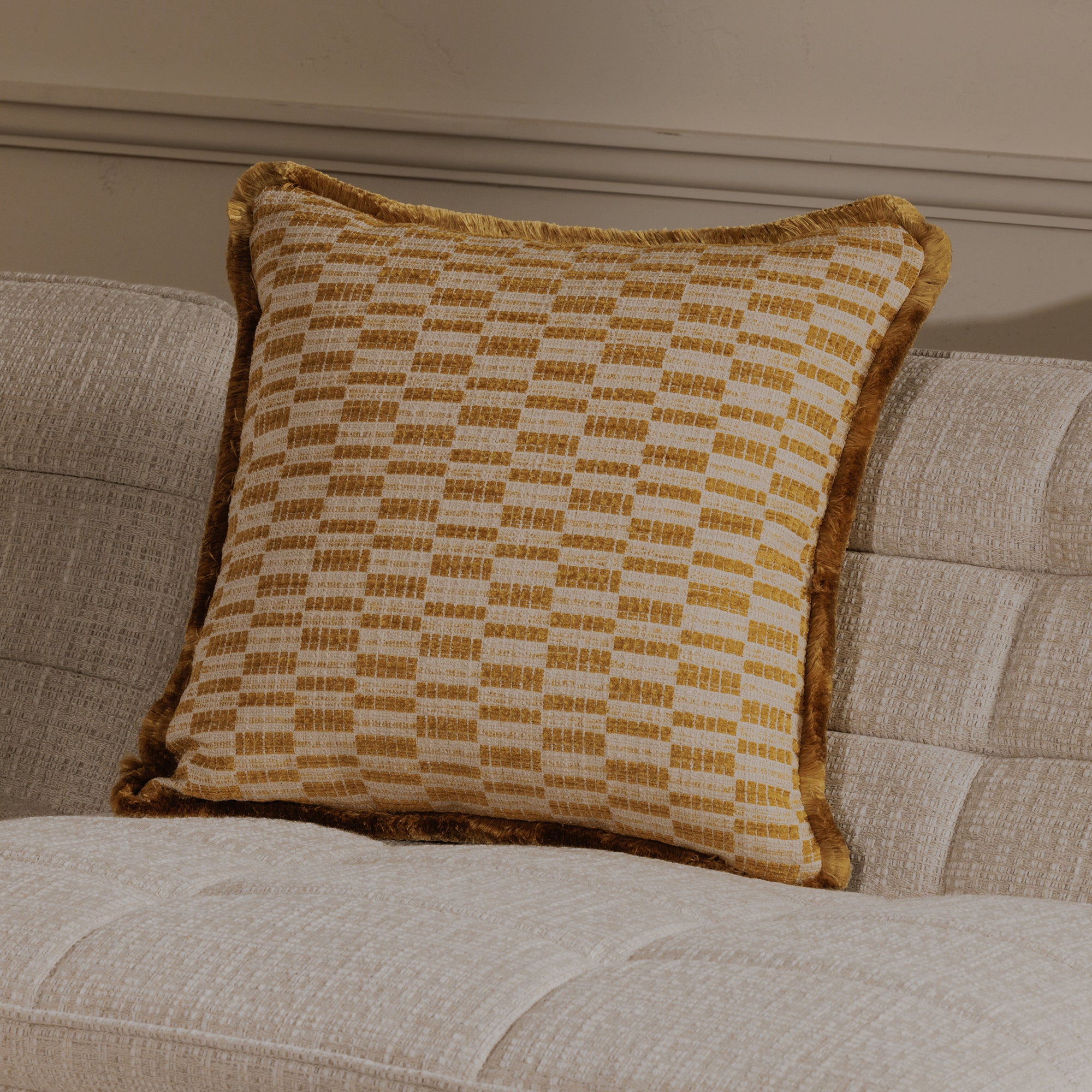 Leone Cushion Chartreuse by Moe's Home