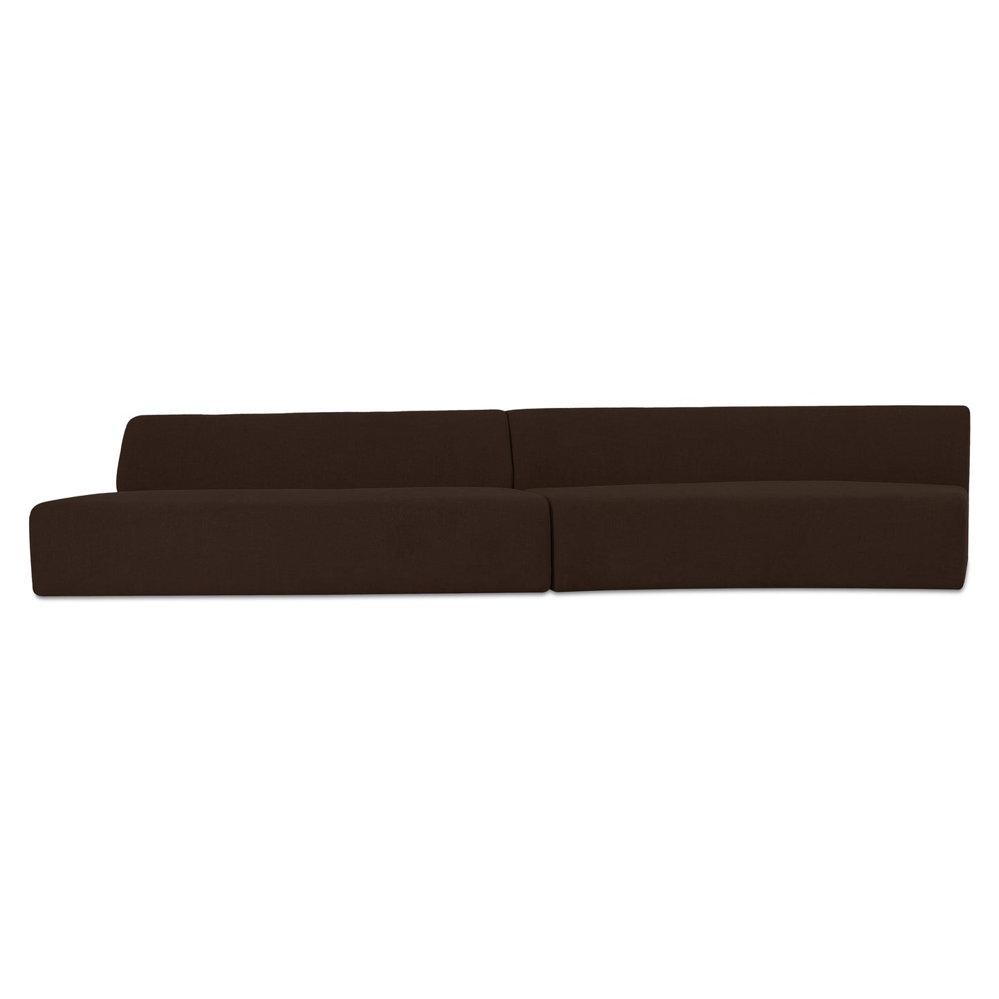 Naomi 2 Piece Wave Modular Sectional by Moe's Home