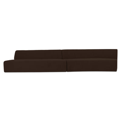 Naomi 2 Piece Wave Modular Sectional by Moe's Home