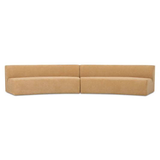 Naomi 2 Piece Concave Modular Sectional by Moe's Home