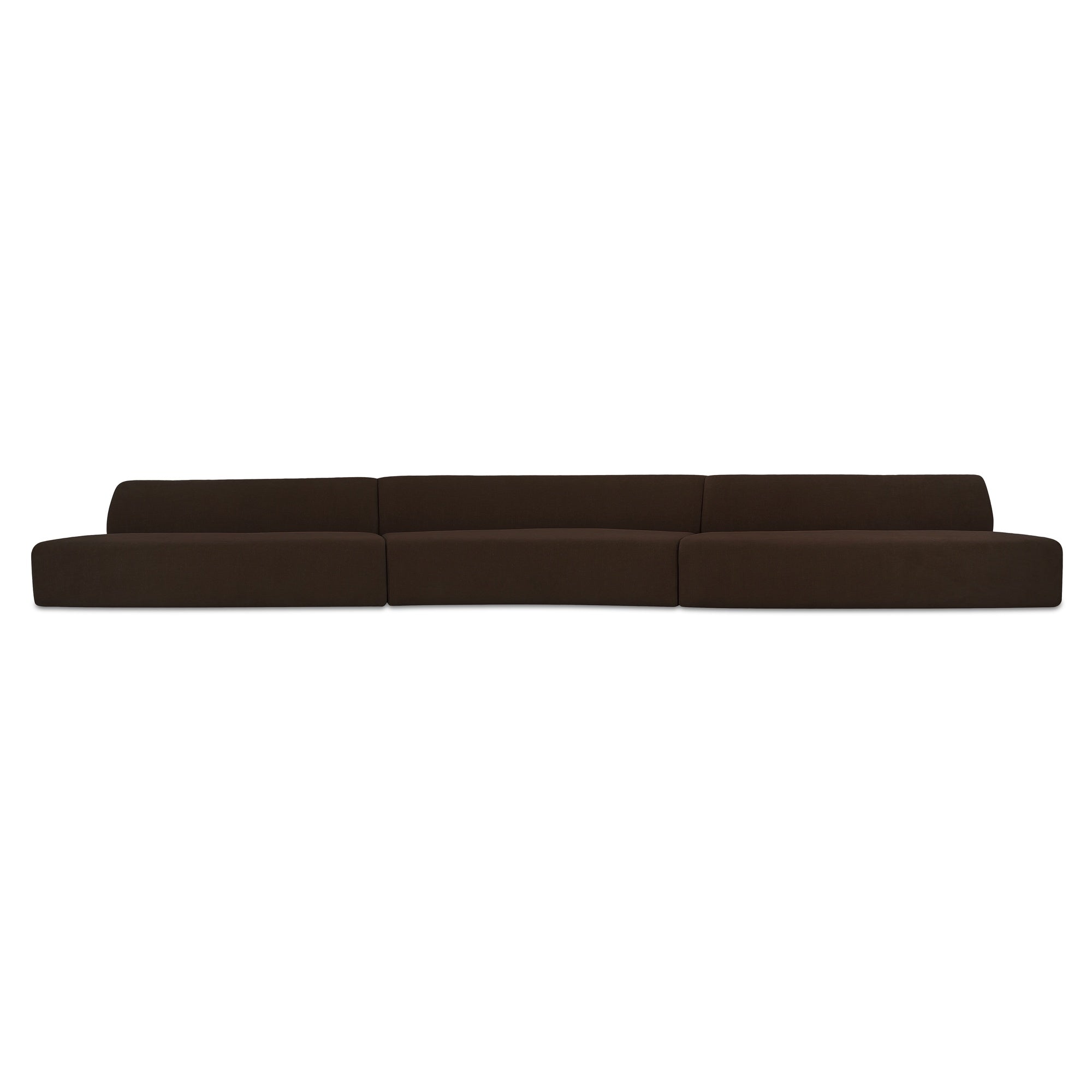 Naomi 3 Piece Wave Modular Sectional by Moe's Home