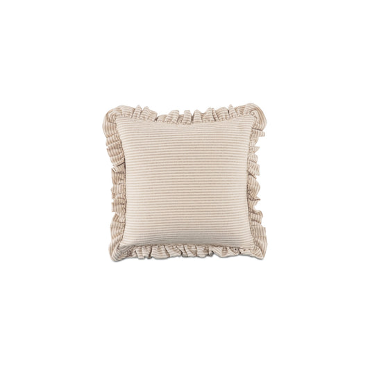 Betty 20 Inch Cushion Beige Stripe by Moe's Home