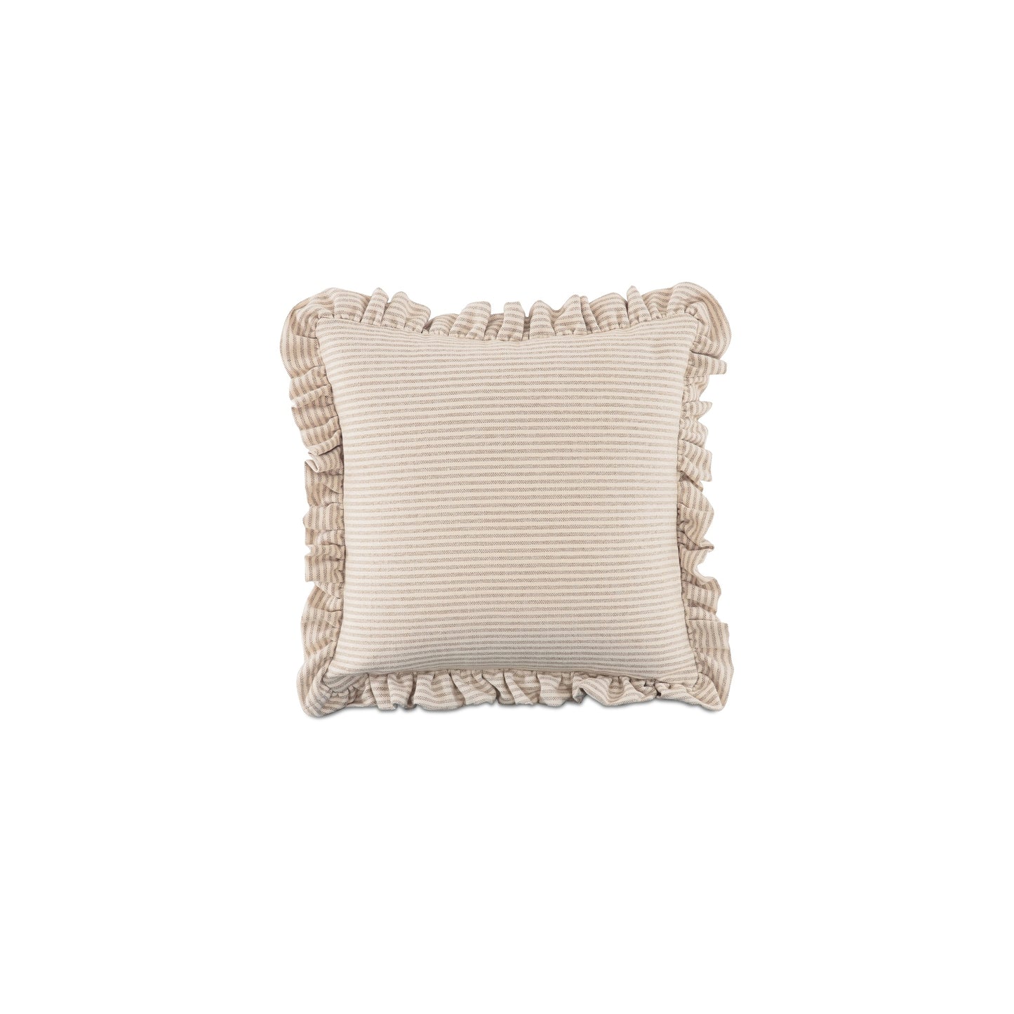 Betty 25 Inch Cushion Beige Stripe by Moe's Home