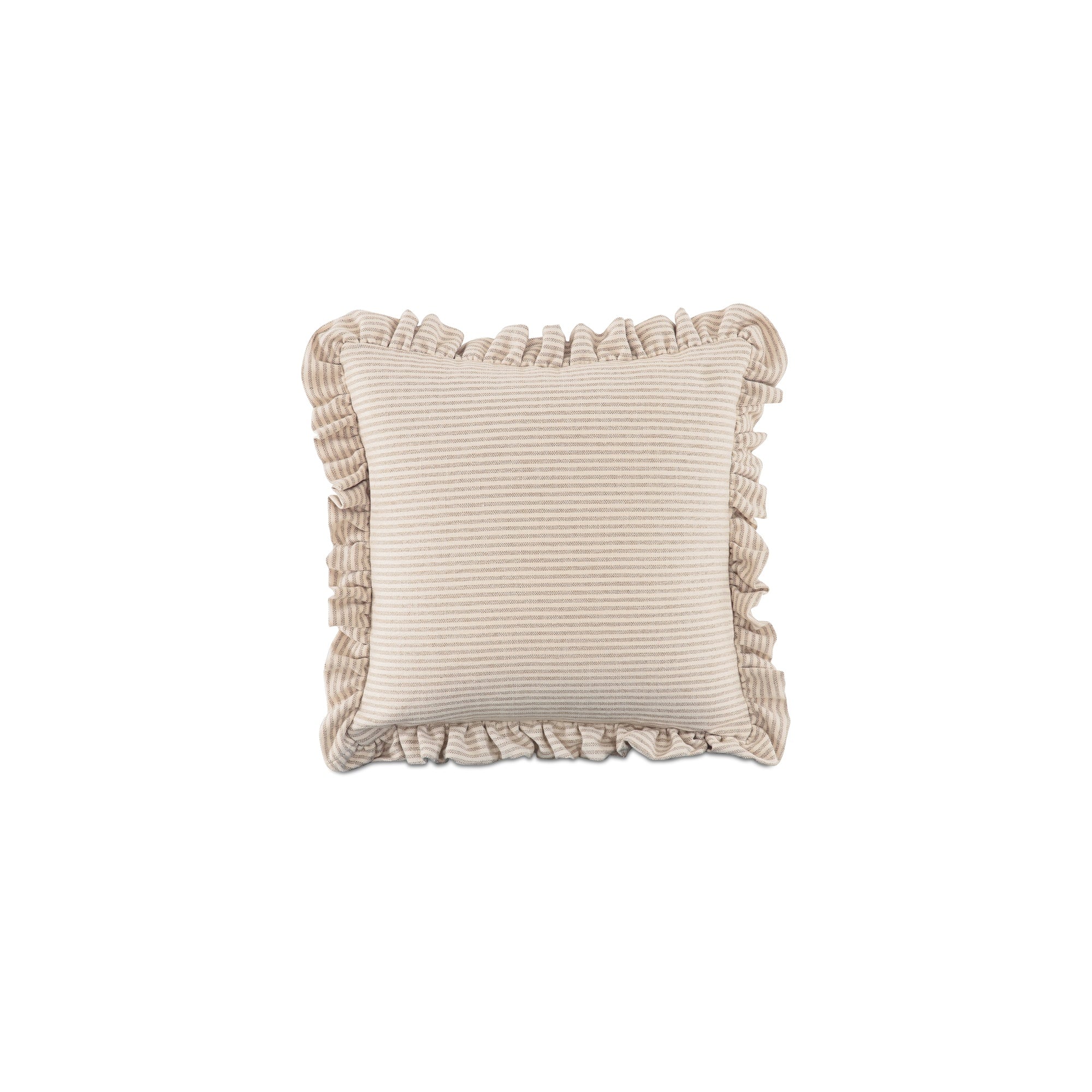 Betty 25 Inch Cushion Beige Stripe by Moe's Home