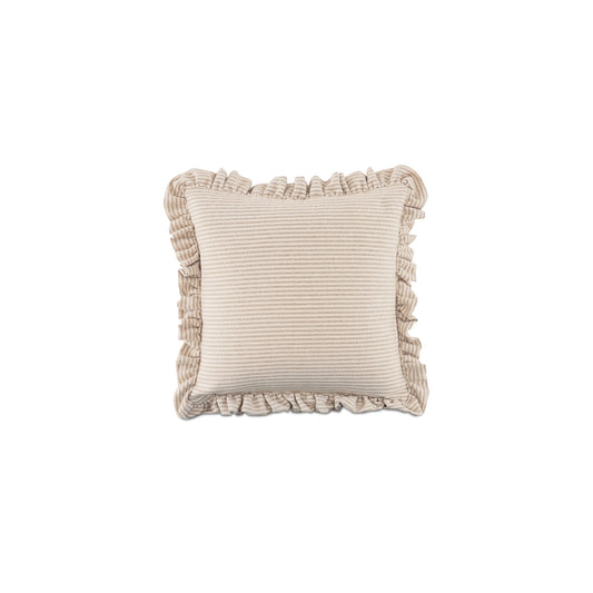 Betty 25 Inch Cushion Beige Stripe by Moe's Home