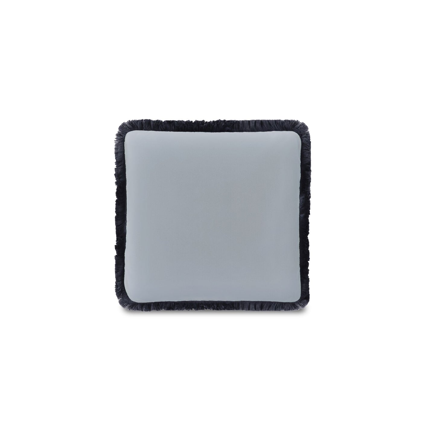 Yasmin Square Cushion Light Blue Faux Mohair by Moe's Home