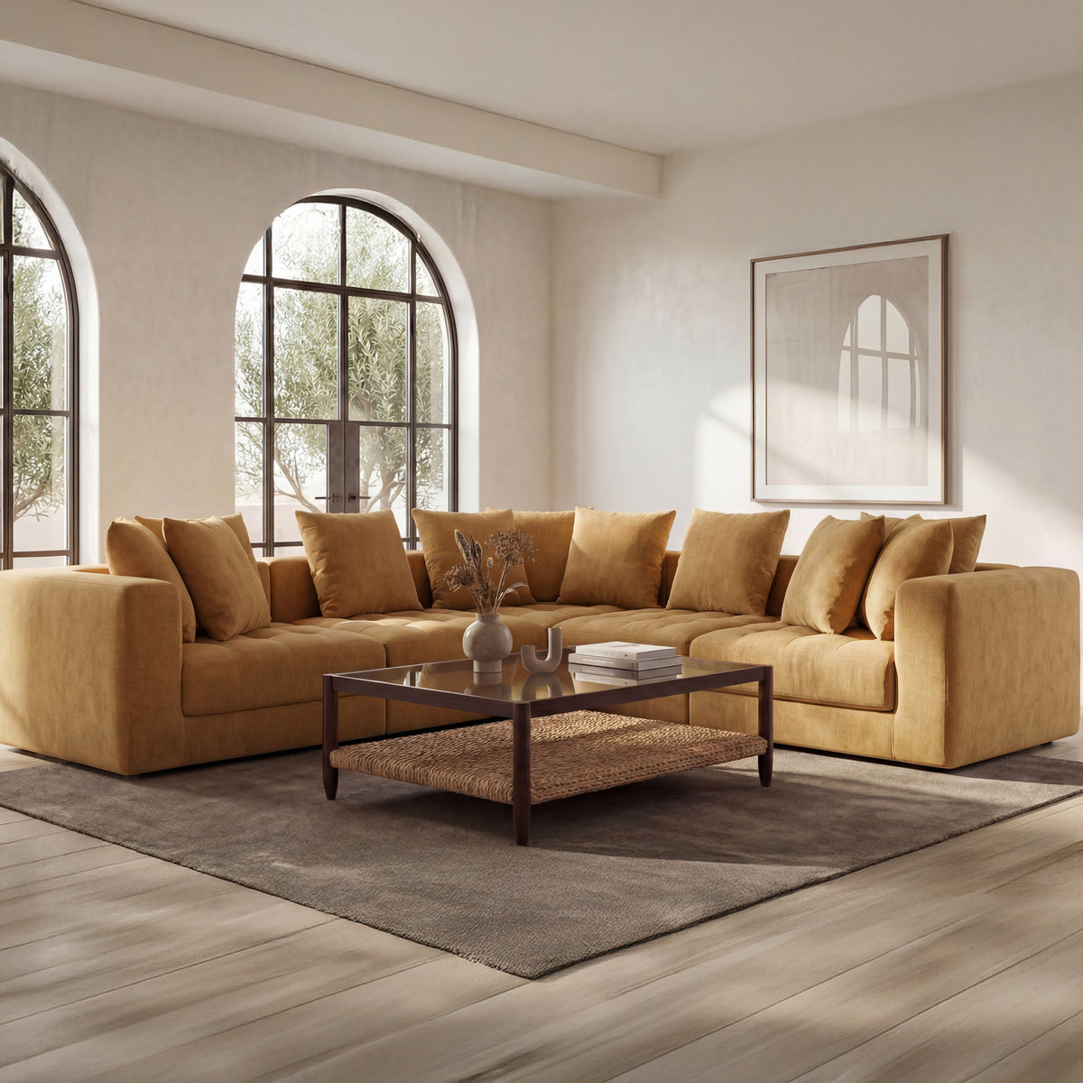 Davie Corner Chair by Moe's Home