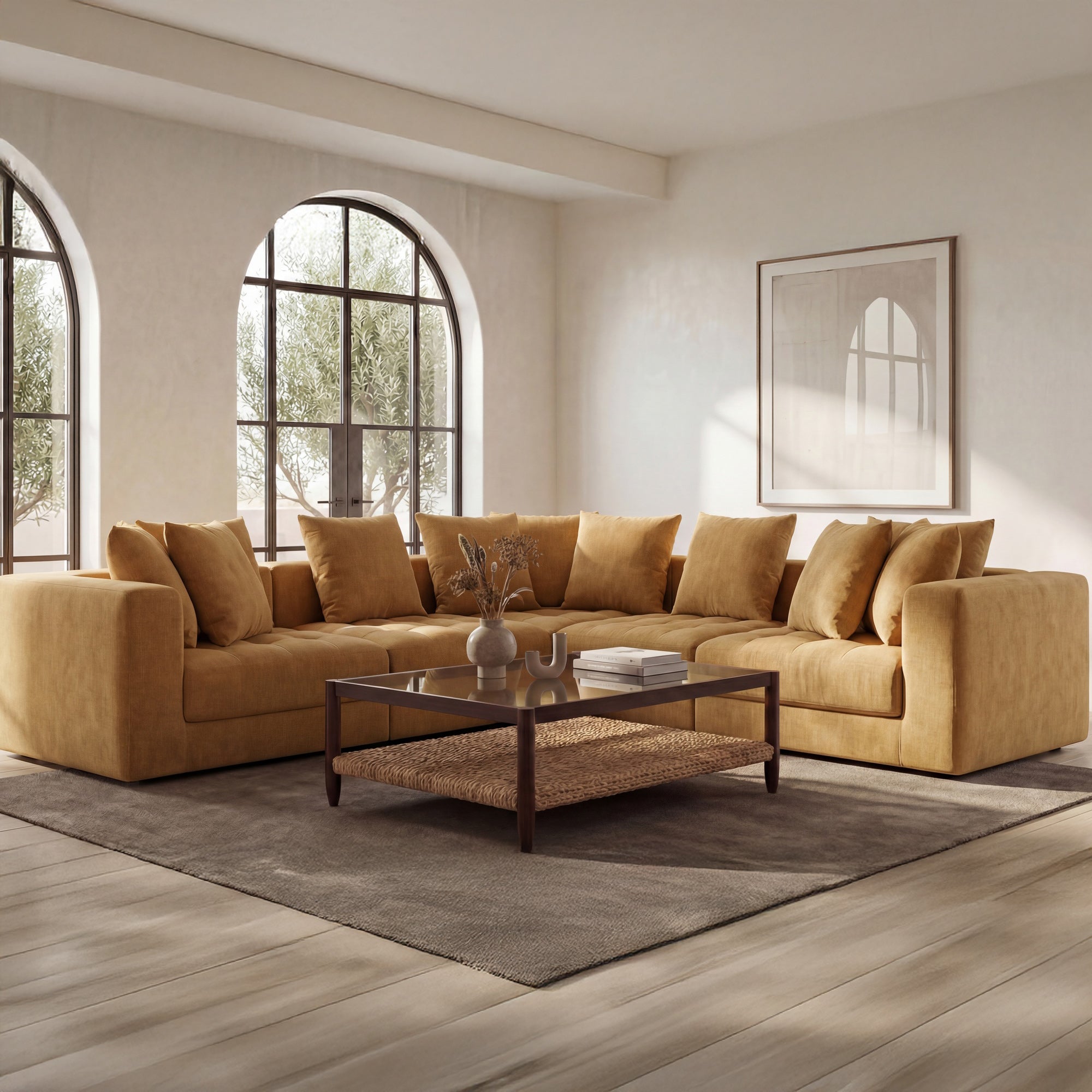 Davie Corner Chair by Moe's Home