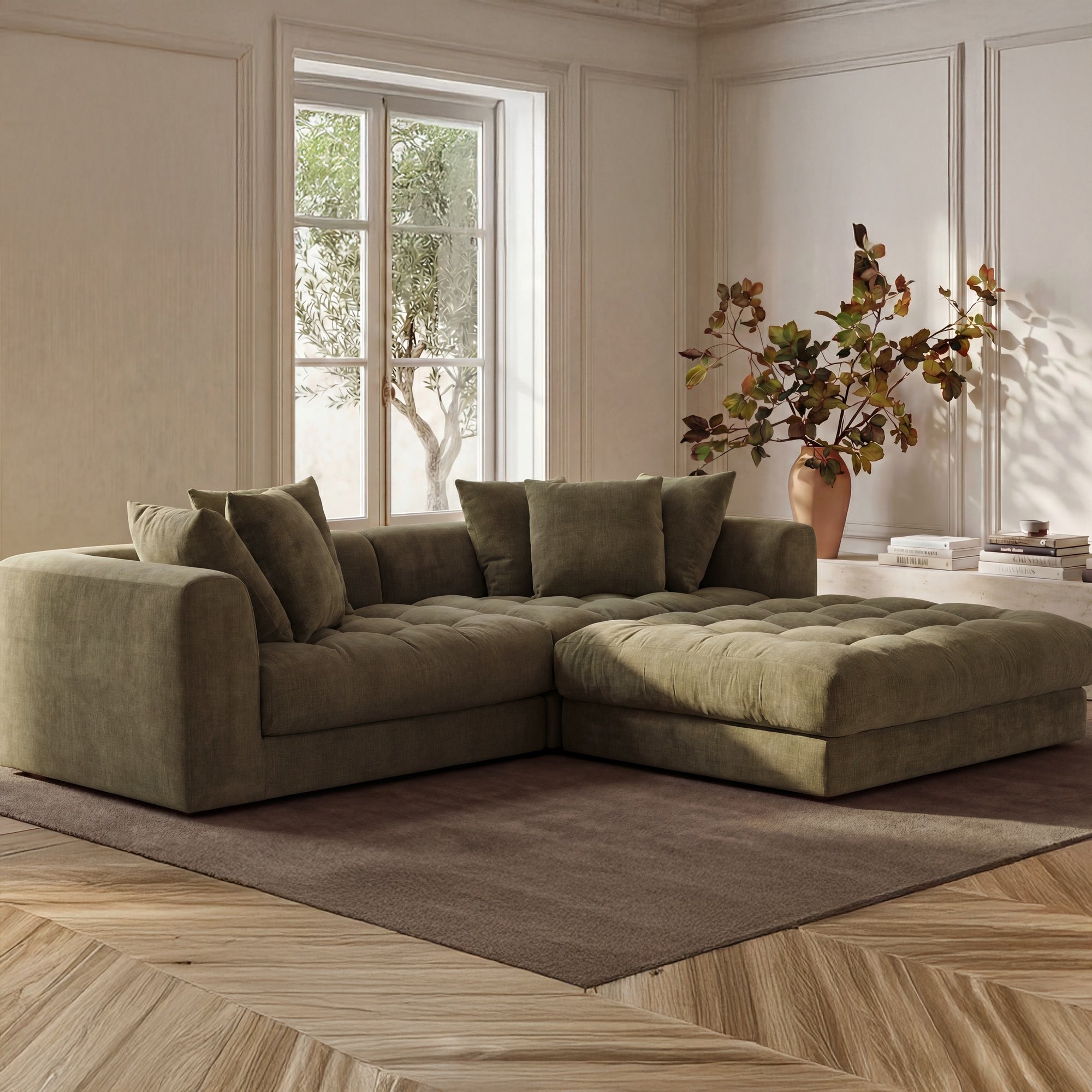 Davie Ottoman by Moe's Home
