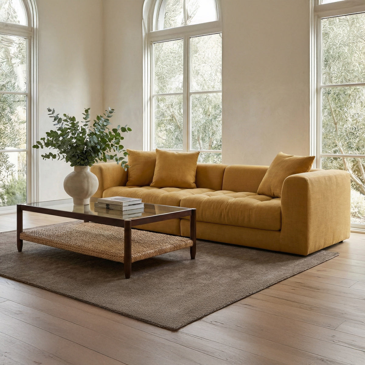 Davie Modular Sofa Golden by Moe's Home