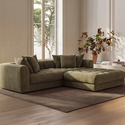 Davie Nook Modular Sectional Olive by Moe's Home