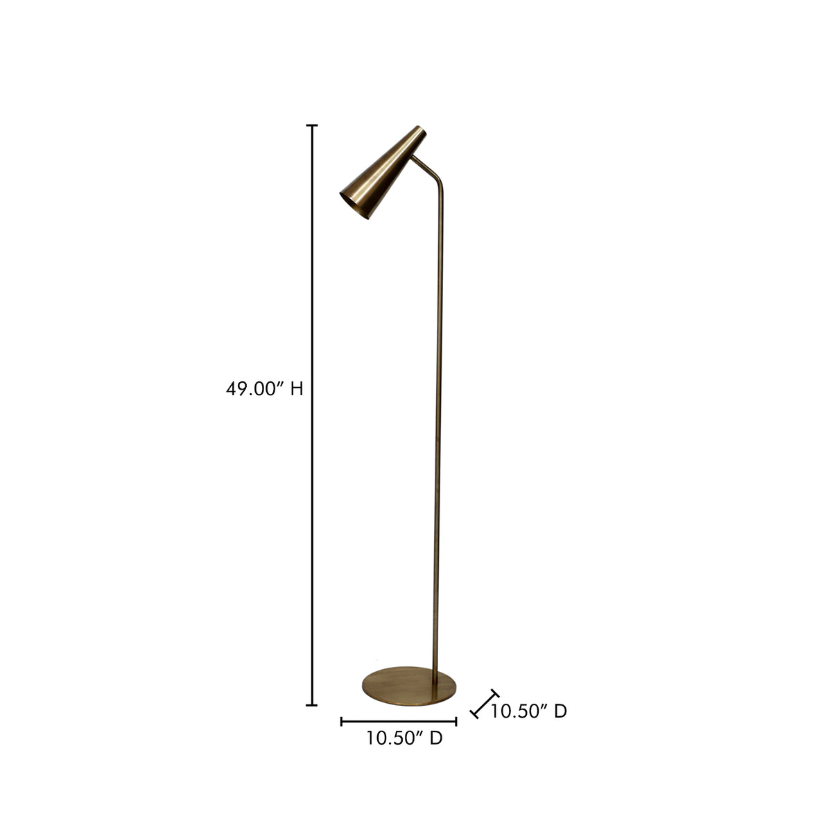 Trumpet Floor Lamp by Moe's Home