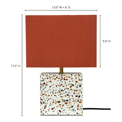 Terrazzo Square Table Lamp