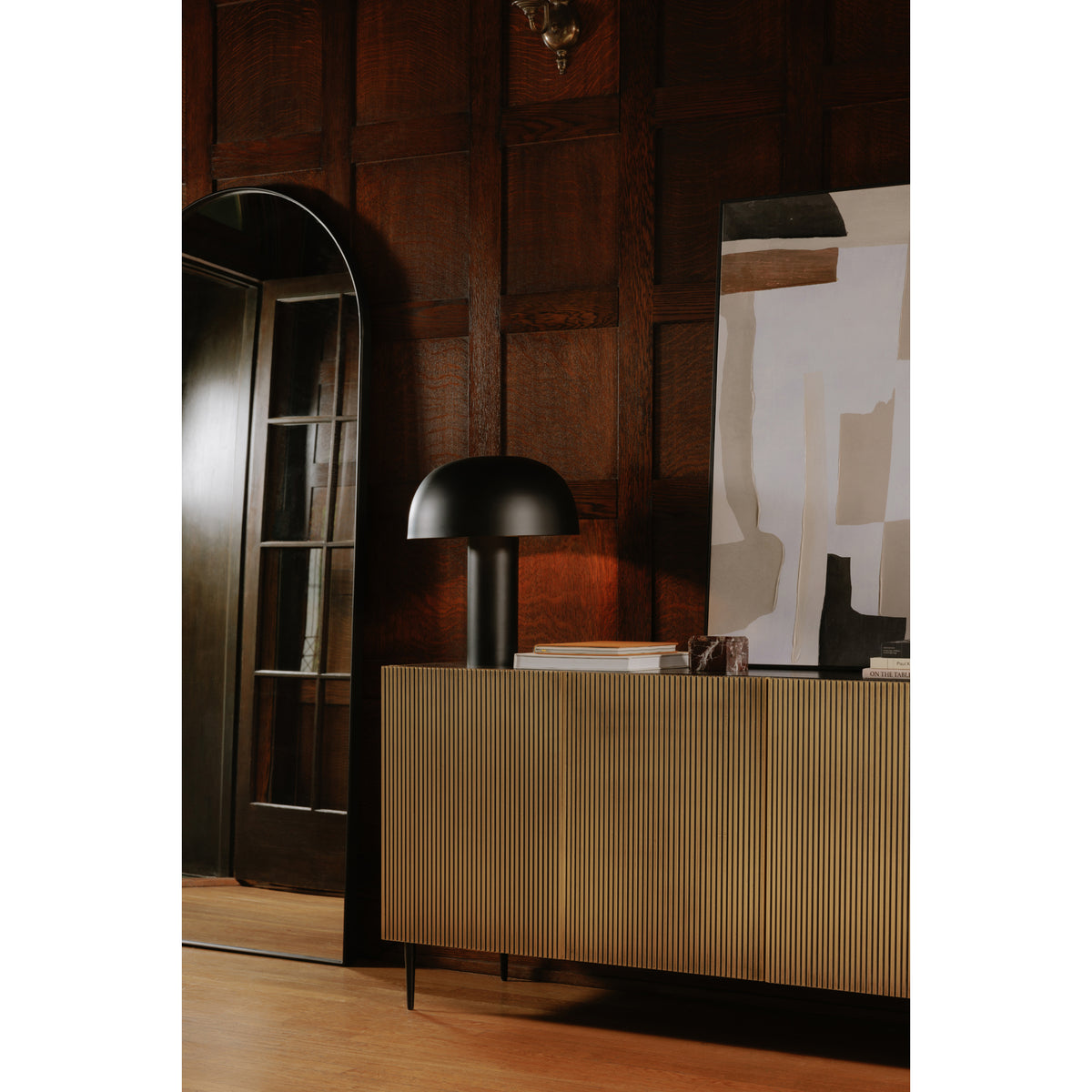 Nanu Table Lamp Black by Moe's Home
