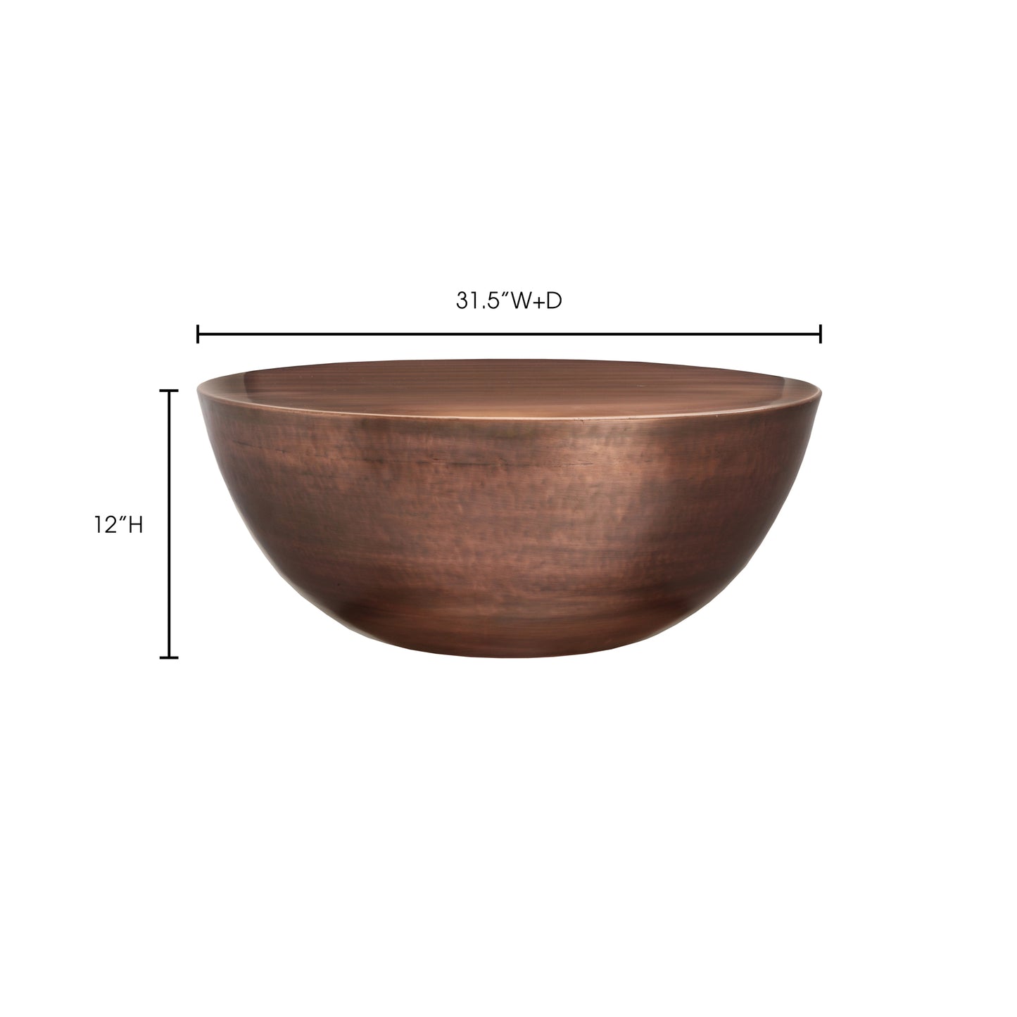Conga Coffee Table Copper by Moe's Home