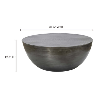 Conga Coffee Table Antique Zinc by Moe's Home
