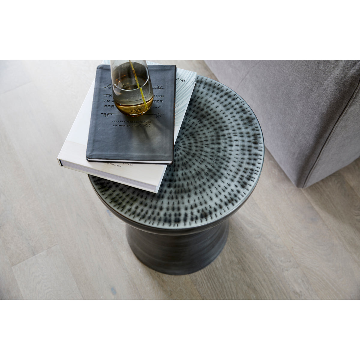 Arthur Accent Table Antique Nickel by Moe's Home