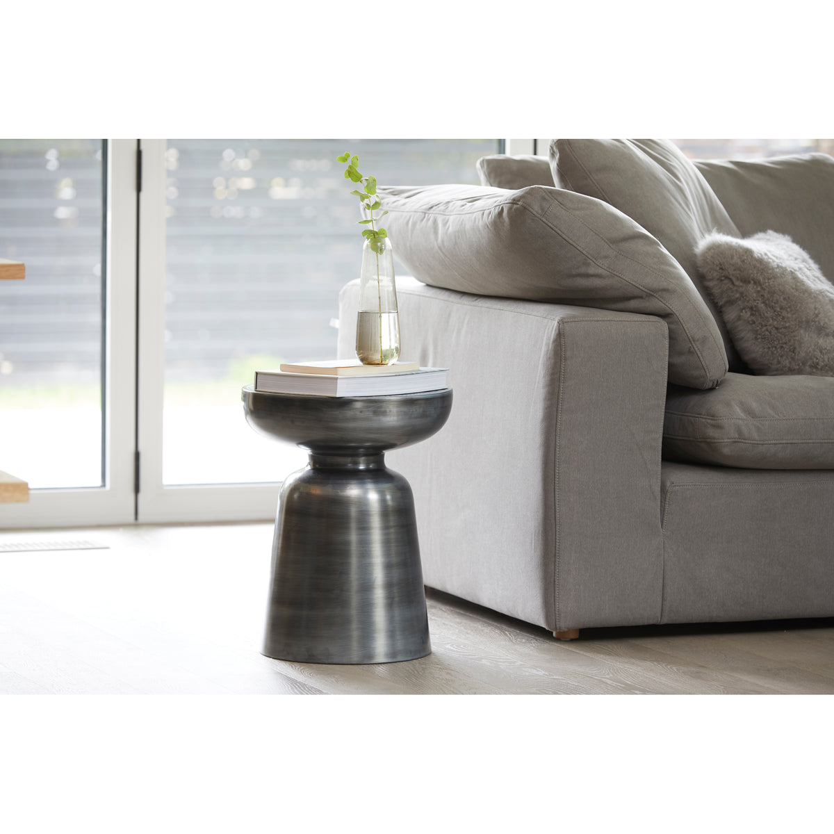 Arthur Accent Table Antique Nickel by Moe's Home