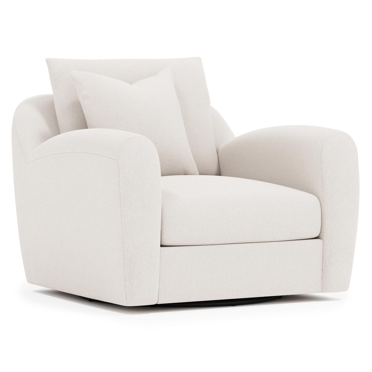 Asher Fabric Swivel Chair (P1052S) by Bernhardt