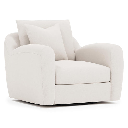 Asher Fabric Swivel Chair (P1052S) by Bernhardt