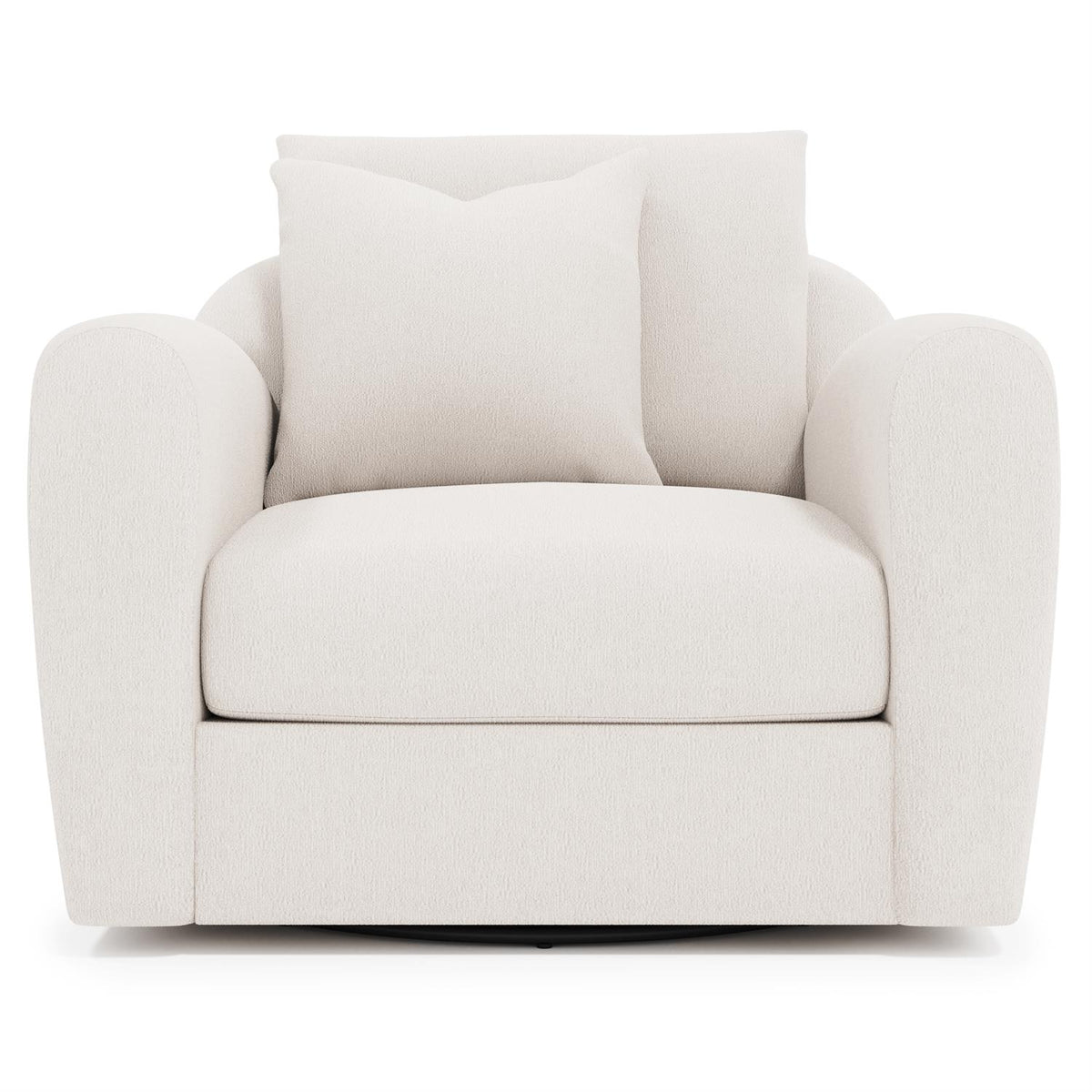 Asher Fabric Swivel Chair (P1052S) by Bernhardt