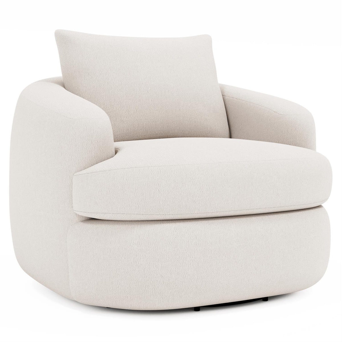 Jules Fabric Swivel Chair (P1822S) by Bernhardt