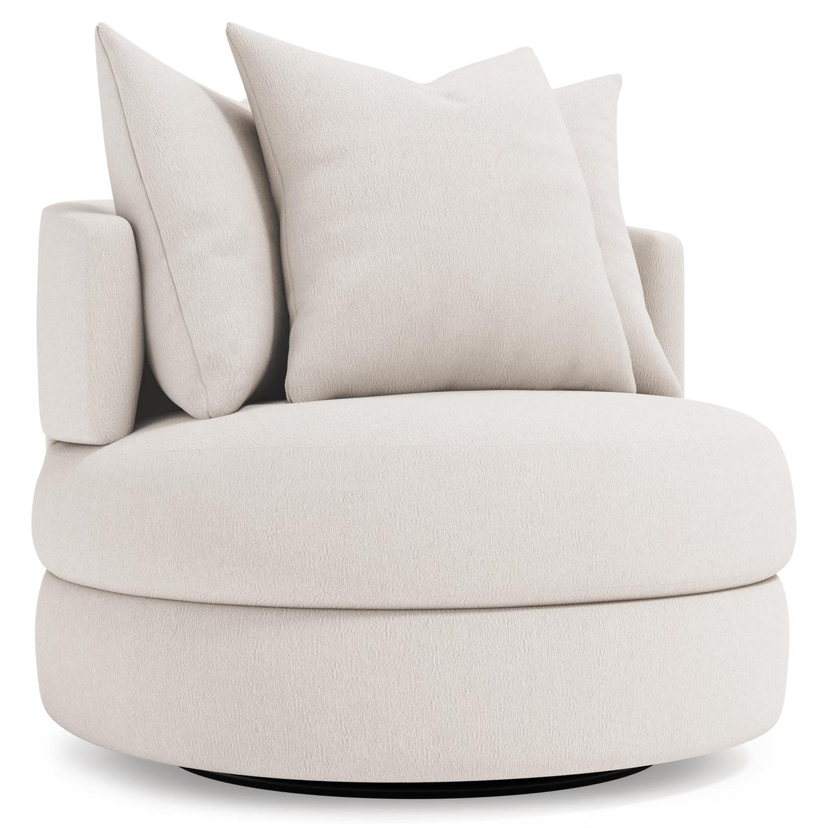 Colby Fabric Swivel Chair (P3113S) by Bernhardt