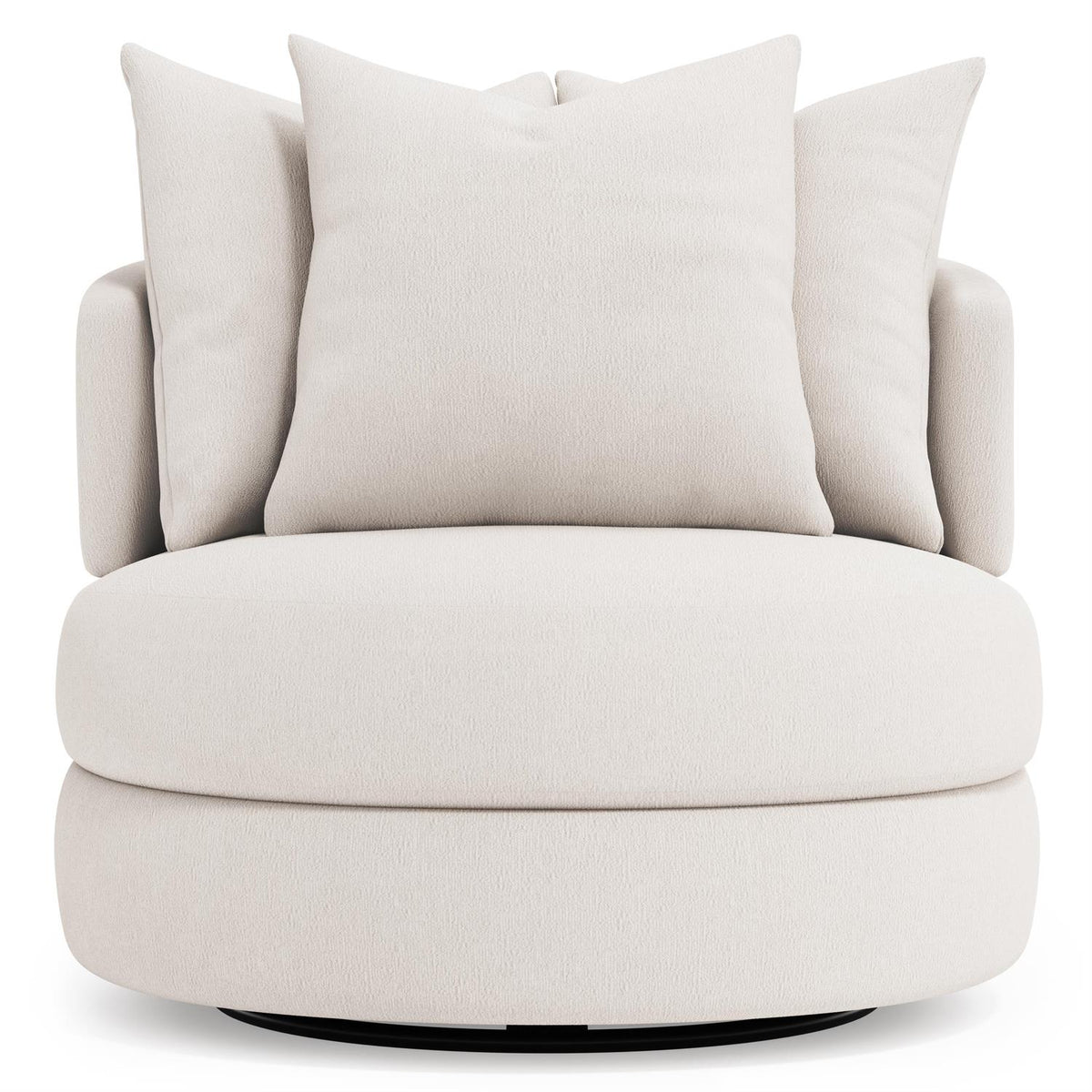 Colby Fabric Swivel Chair (P3113S) by Bernhardt