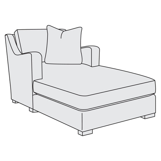 Ventura Fabric Chaise (P3589P) by Bernhardt