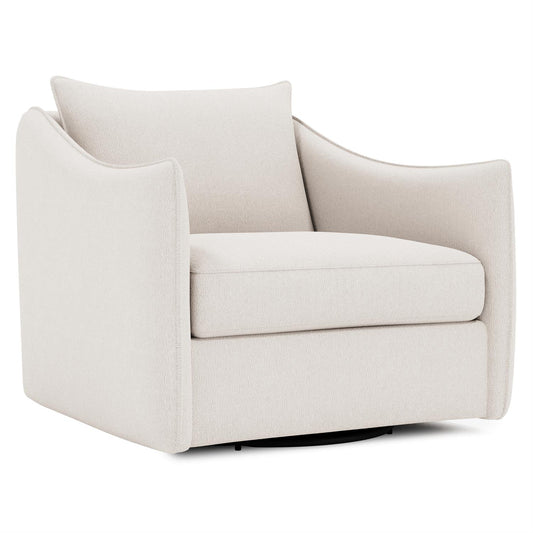Joli Fabric Swivel Chair by Bernhardt