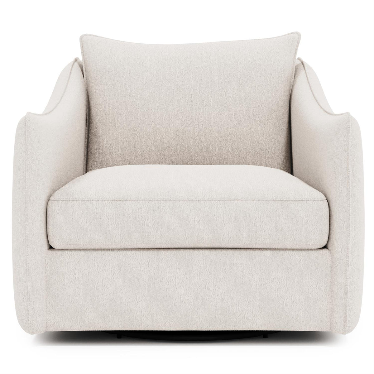 Joli Fabric Swivel Chair by Bernhardt