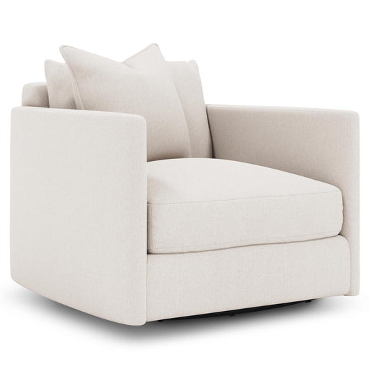 Rory Fabric Swivel Chair by Bernhardt